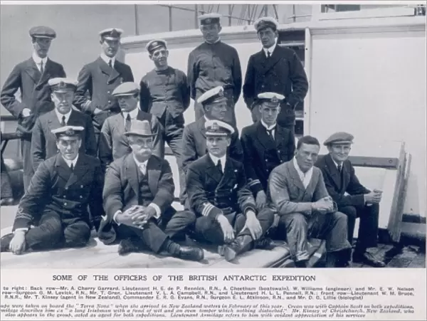Some of the Officers of the British Antarctic expedition