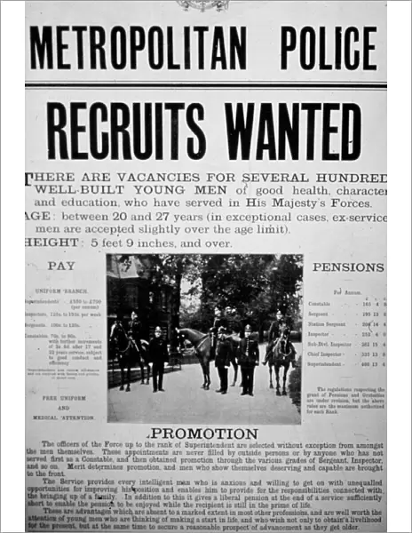 Metropolitan Police recruitment poster