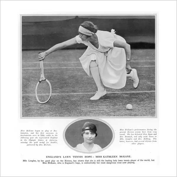 Miss Kathleen McKane, tennis player
