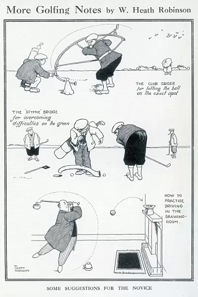 More Golfing Notes by William Heath Robinson
