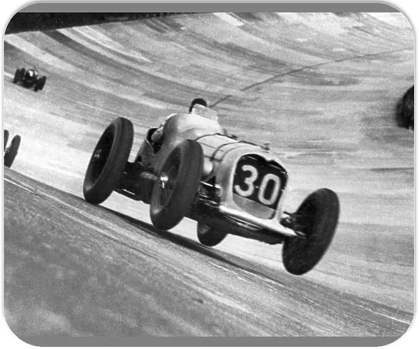 Napier-Railton racing car driven at Brooklands