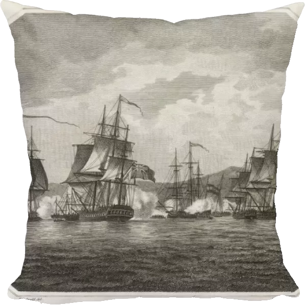 British Navy taking Curacao, Napoleonic Wars