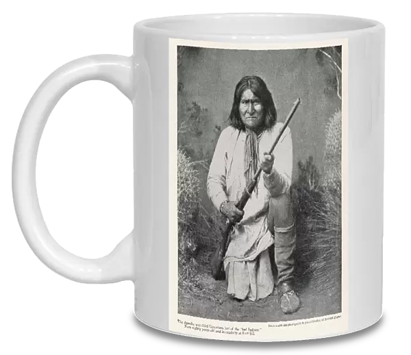 Geronimo (1829 - 1909), War Chief of the White Mountain Apache [in 1905]
