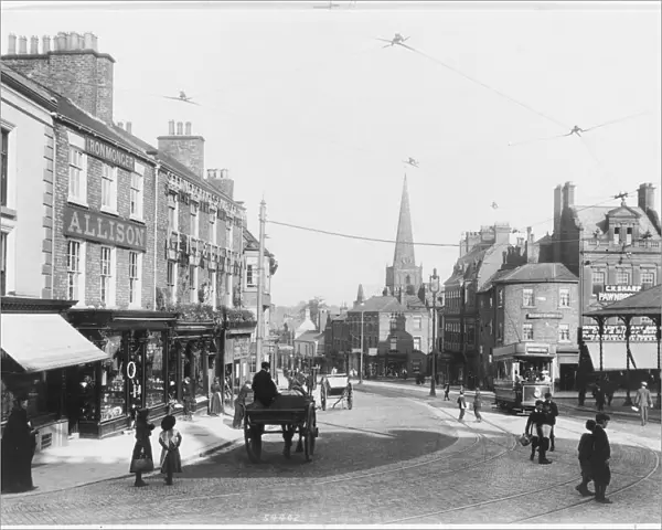 Street scene in Darlington, County Durham