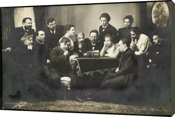 Anton Chekhov with Moscow Art Theatre group
