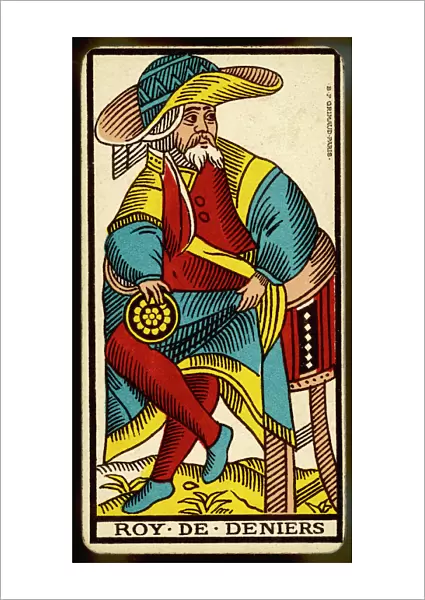 Tarot Card - Roy de Deniers (King of Coins)