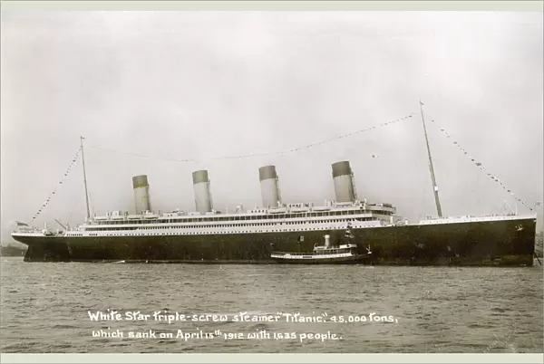 RMS Olympic on maiden voyage