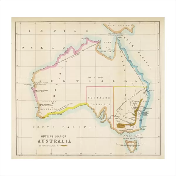 Maps  /  Australia 1850S