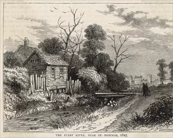 London  /  Fleet River, 1825
