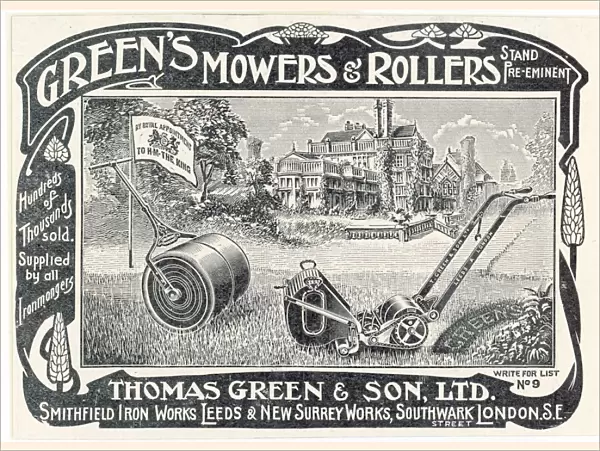 Lawn Mower Advt, 1884