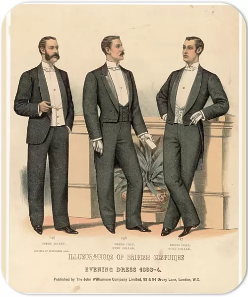 Men Evening Dress 1893