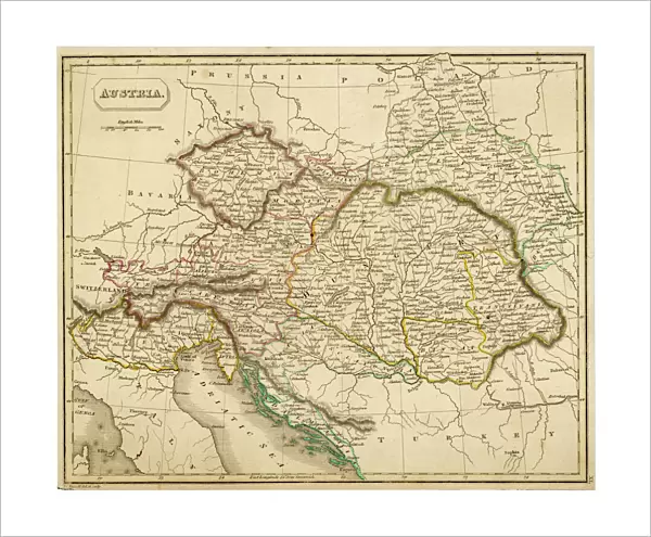 Map  /  Europe  /  Austria 1857