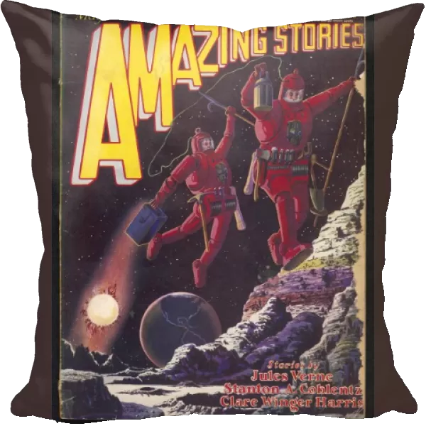 Moonstrollers, Amazing Stories scfi Magazine Cover