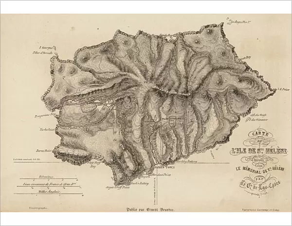 Napoleon  /  St Helena Map