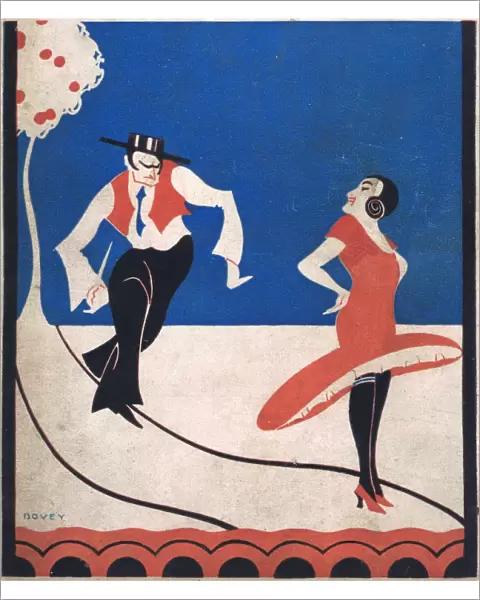 Art deco cover for Theatre World, May 1925