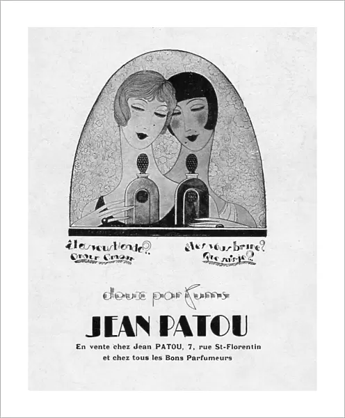 Advert for Jean Patou perfume, 1926, Paris