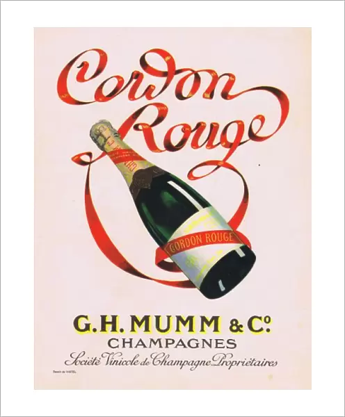 Advert for Cordon Rouge Champagne, 1927