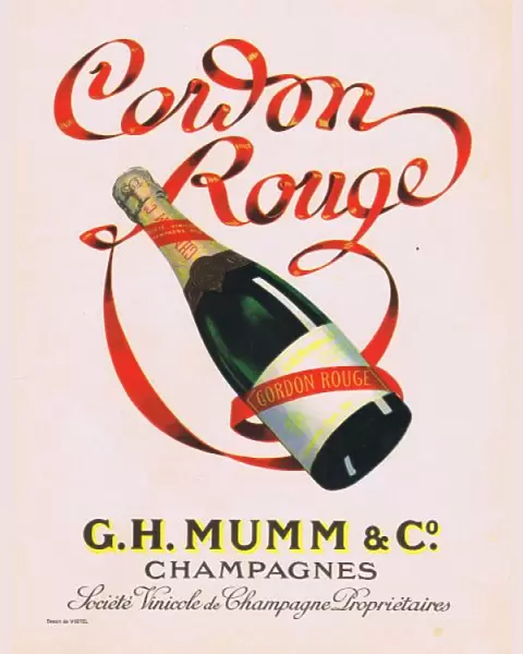 Advert for Cordon Rouge Champagne, 1927