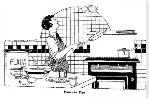 Cooking a Pancake