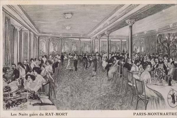 Interior of Le Rat Mort, Paris