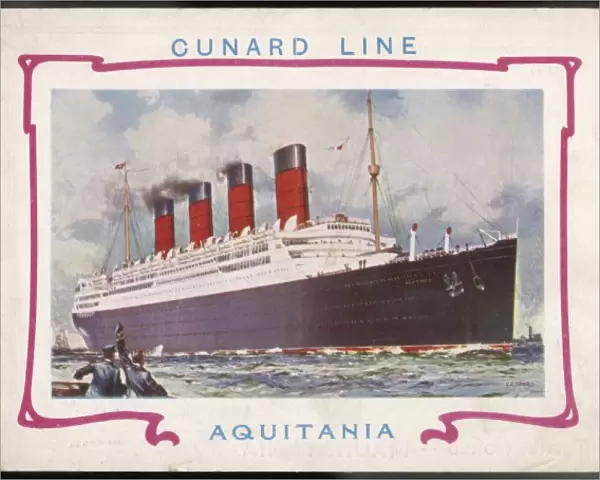 AQUITANIA. Passenger liner on the trans- Atlantic run
