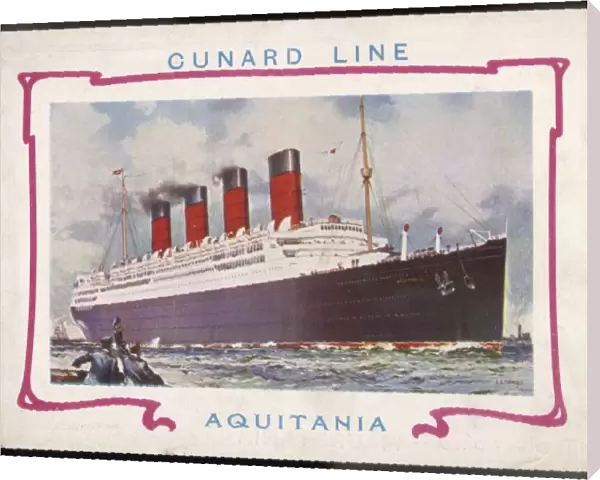 AQUITANIA. Passenger liner on the trans- Atlantic run