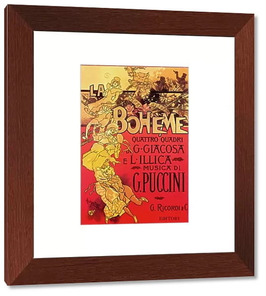 La Boheme Opera Score by Giacomo Puccini