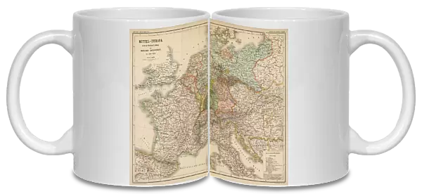 Map  /  Europe  /  Germany 1871