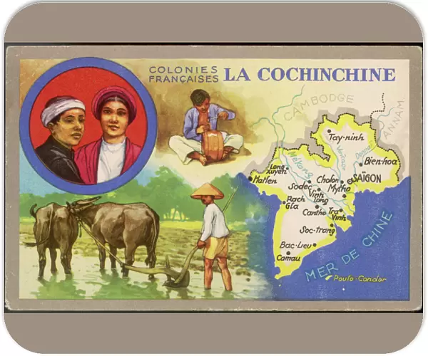 Vietnam  /  Map C1930 French