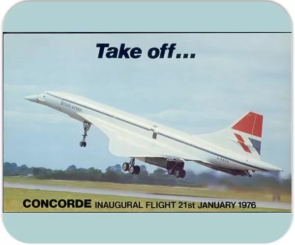 Concorde taking off - 1976