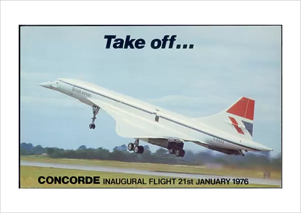 Concorde taking off - 1976