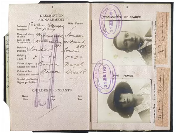 Passport 1921
