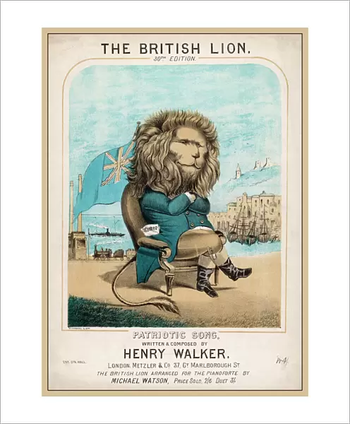 British Lion Seated
