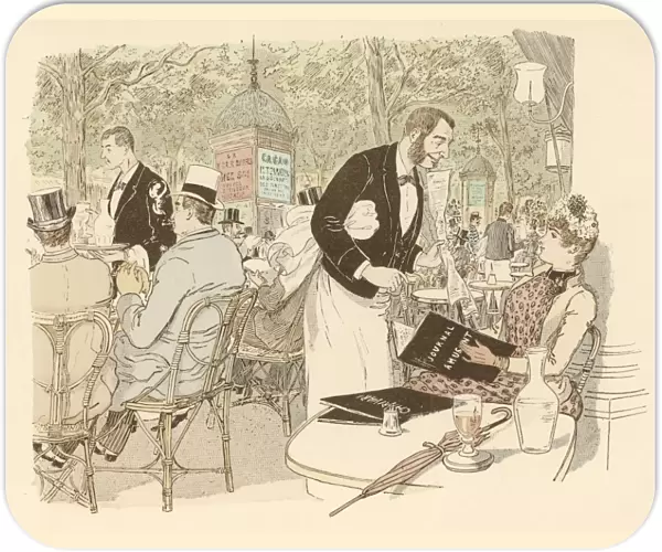 Paris Pavement Cafe 1890