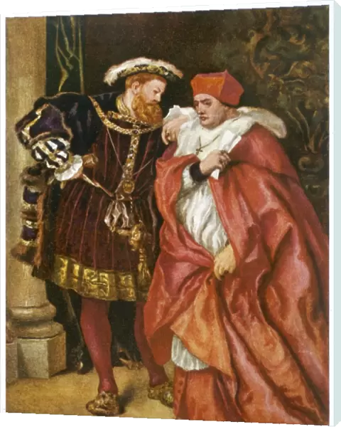 Wolsey with Henry VIII