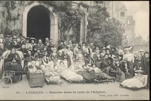 Sick Pilgrims, Lourdes