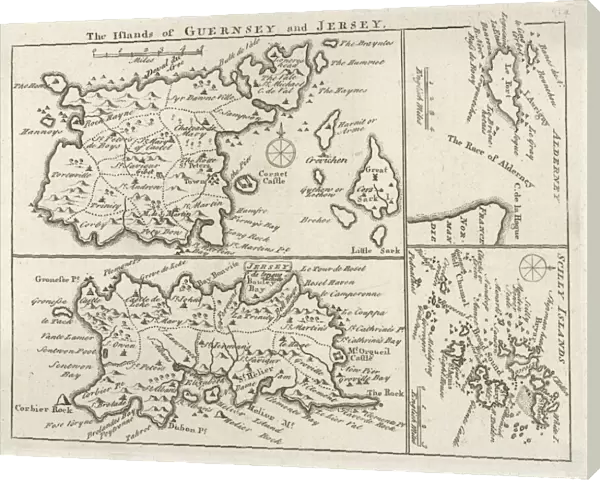 Map  /  Channel Islands 18C