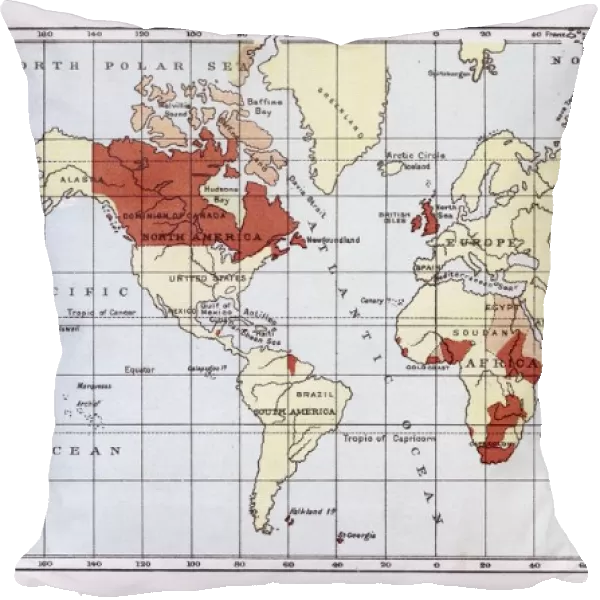 British Empire Map 1880