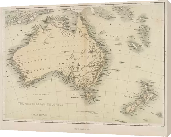 Map  /  Australia  /  Nz 1862
