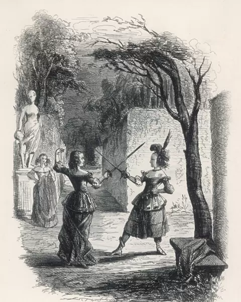 Women Duelling 19C