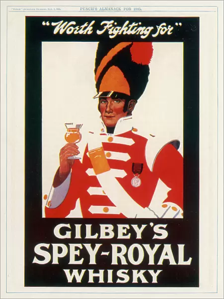 Advert  /  Gilbeys Whisky