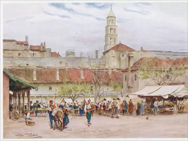 Market Day in Yugoslavia