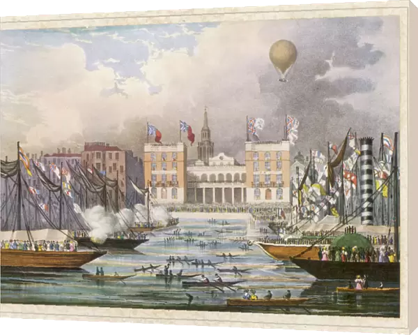 Balloon over London 1833