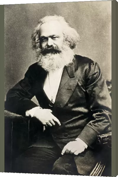 Karl Marx  /  Postcard