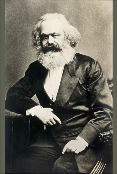 Karl Marx  /  Postcard