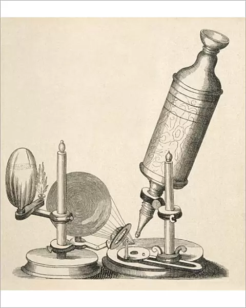 Robert Hooke  /  Microscope