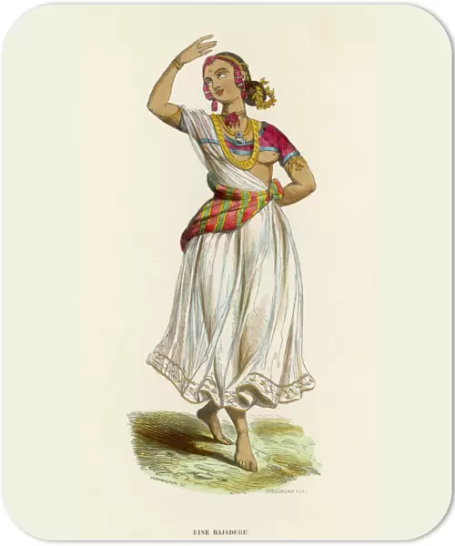Indian Dancing Girl  /  1840