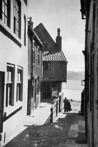 View down Tin Ghaut, Whitby, North Yorkshire