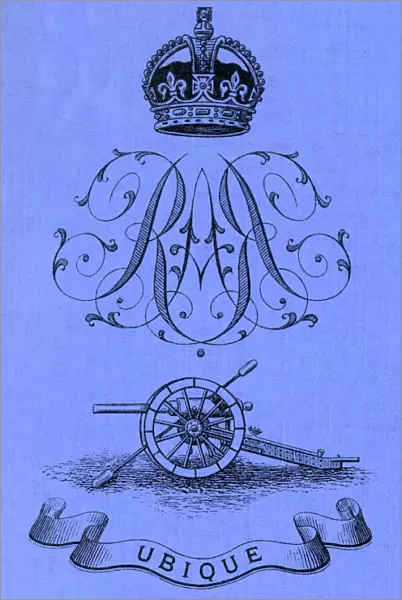 Design and motto of the Royal Artillery -- Ubique