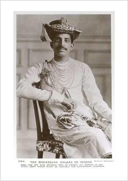 Maharajah Holkar of Indore, India